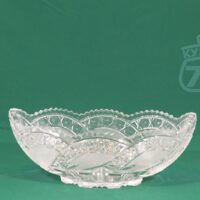 Ваза хрусталь Словения Kristal Samobor ладья большая