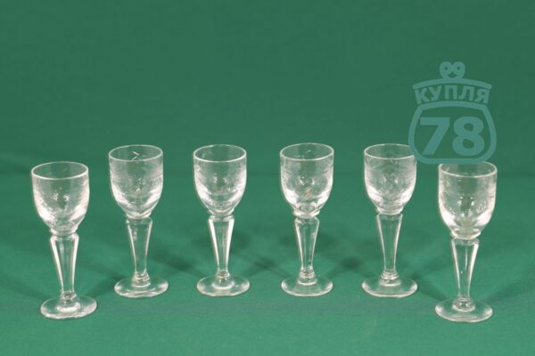 Рюмки пантография Никольский завод 6 шт