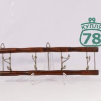 Вешалка настенная СССР с поворотными крючками