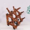 Вешалка настенная СССР деревянная раздвижная — изображение 3