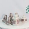 Сервиз кофейный Рига фиолетовые цветы — изображение 2