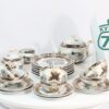 Сервиз Павлин чайный фарфор новый 22 предмета — изображение 3