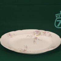 Блюдо фарфор старинное сирень до 1917 г