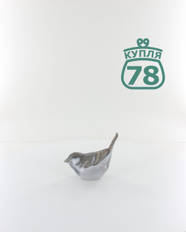 Статуэтка Royal Copenhagen воробей / 1208 — изображение 2