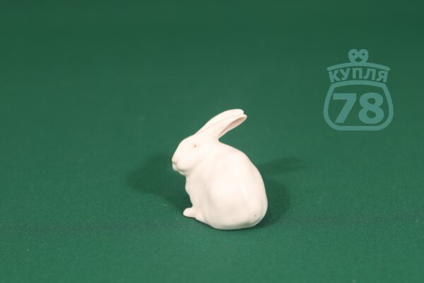 Статуэтка Royal Copenhagen белый кролик — изображение 4