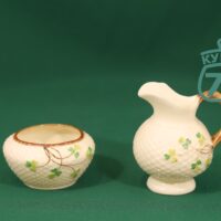 Сахарница молочник антикварные Shamrock Belleek Ирландия