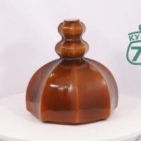 Плафон янтарный стекло потолочного светильника Югославия