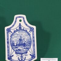 Доска фарфоровая сырная ЛОЗ Фрегат