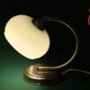 Лампа настольная СССР Рига белый плафон — изображение 4