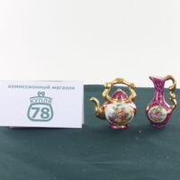 Чайник и кувшин миниатюра фарфор Лимож Франция