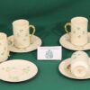 Бокал с блюдцем фарфор Belleek сервиз Shamrock — изображение 4