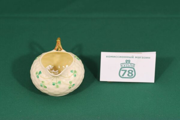 Сливочник фарфор Belleek сервиз Shamrock / 1711 — изображение 2