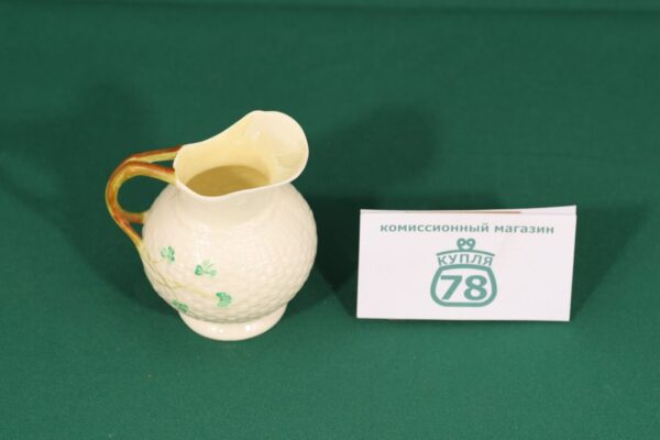 Молочник фарфор Shamrock Belleek Ирландия /1712