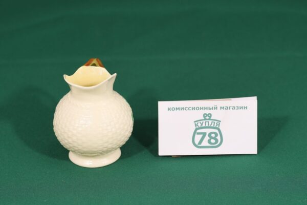 Молочник фарфор Shamrock Belleek Ирландия /1712 — изображение 2