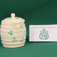 Баночка для мёда фарфор Shamrock Belleek Ирландия /1713