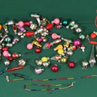 Набор новогодних игрушек СССР мини в коробке