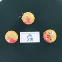 Елочные игрушки СССР ретро Наливное яблочко