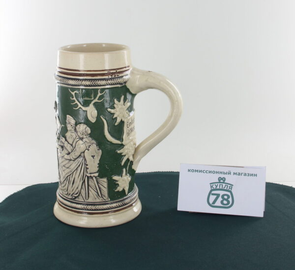 Кружка пивная Германия керамика / 1925