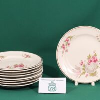 Тарелки фарфор СССР 19 см 9 шт