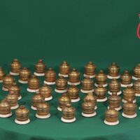 Патрон старинный фаянсовая вставка 5 см / 2000
