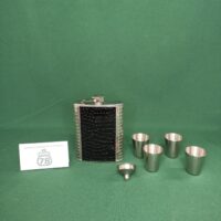 Набор фляжка 8oz 240мл + 4 стопки + воронка