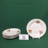 Тарелки фарфор Болгария винтаж 19 см 5 шт