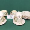 Чайное трио старинное серия Shamrock Belleek Ирландия — изображение 3