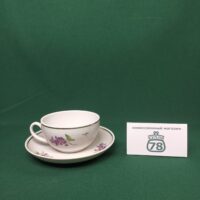 Чайная пара Сирень Красный фарфорист