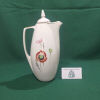 Кофейник кувшин фарфор старая Рига RPF маки