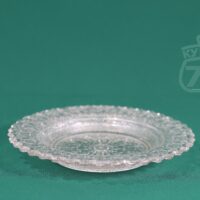 Тарелка старинная стекло рифлёное до 1917