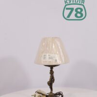 Лампа старинная настольная Путти бронза латунь Италия