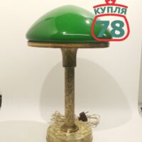 Лампа настольная сталинский ампир зелёный плафон / 2434