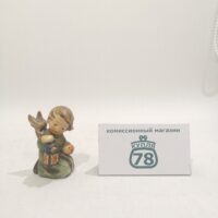 Статуэтка фарфор Goebel ангел со свечой склейка / 2475