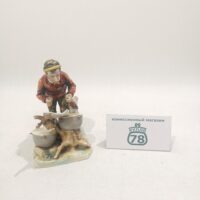 Статуэтка фарфор Барабанщик с собакой Ernst Bohne & Söhne / 2486