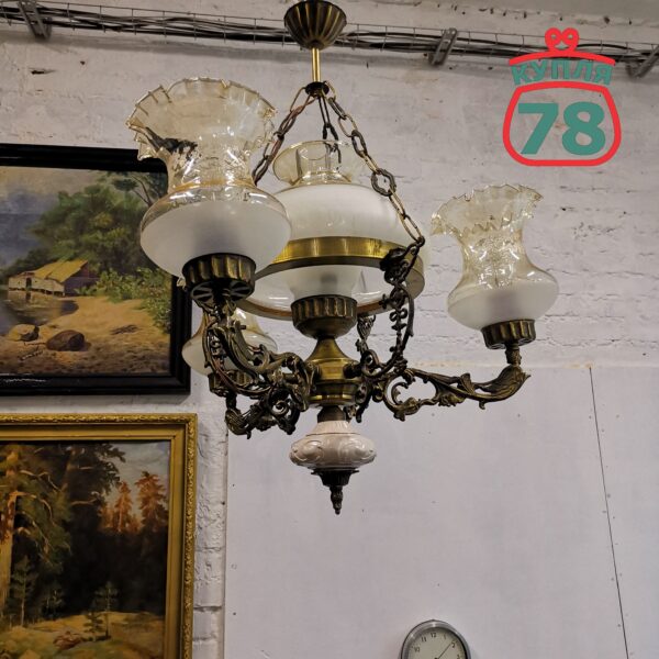 Люстра винтаж Югославия / 2510 — изображение 4