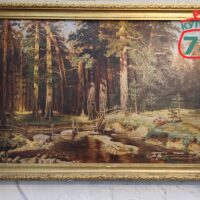 Картина холст масло "Сосновый бор" 120х90 см
