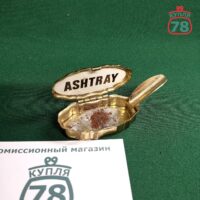 Пепельница коробочка для окурков карманная винтаж Европа