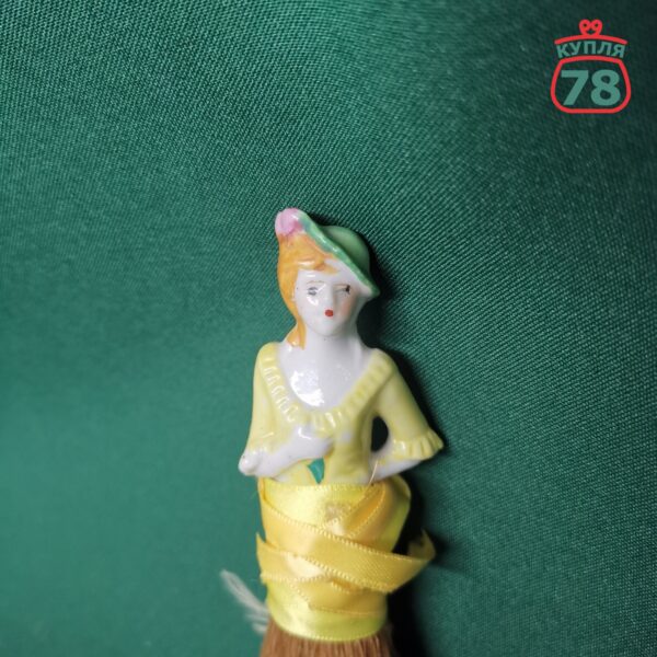 Half Doll фарфоровая половинка куклы смётка со стола / 2568 — изображение 4