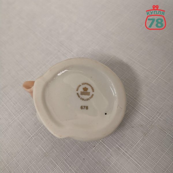 Статуэтка Royal Copenhagen белый кот / 2619 — изображение 5