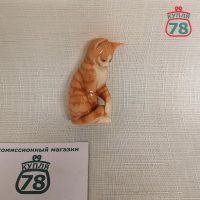 Статуэтка Royal Copenhagen рыжий кот / 2621