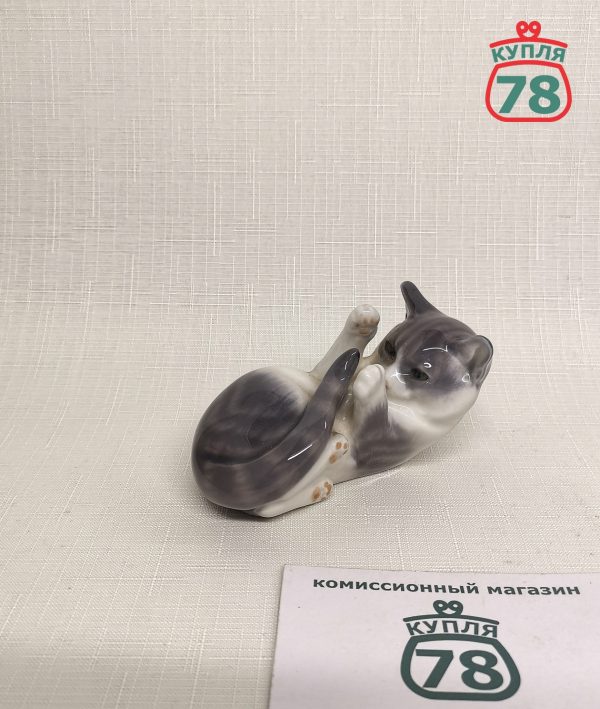 Статуэтка Royal Copenhagen кот / 2625