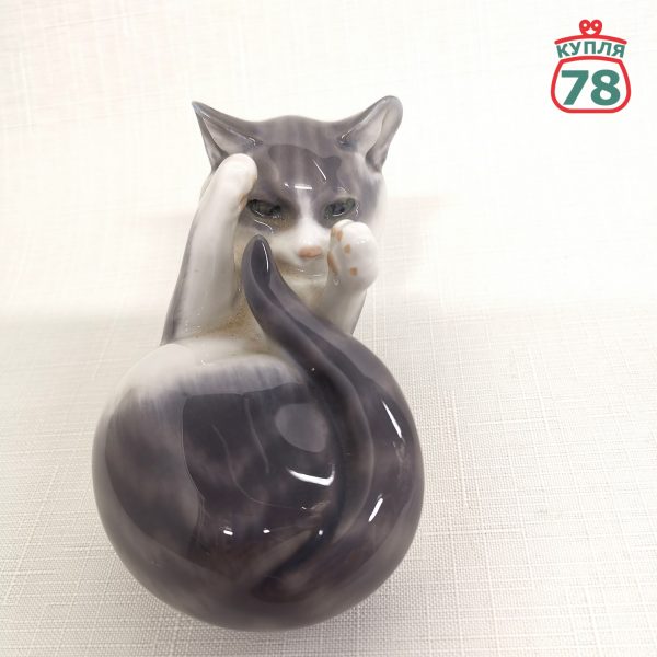 Статуэтка Royal Copenhagen кот / 2625 — изображение 2