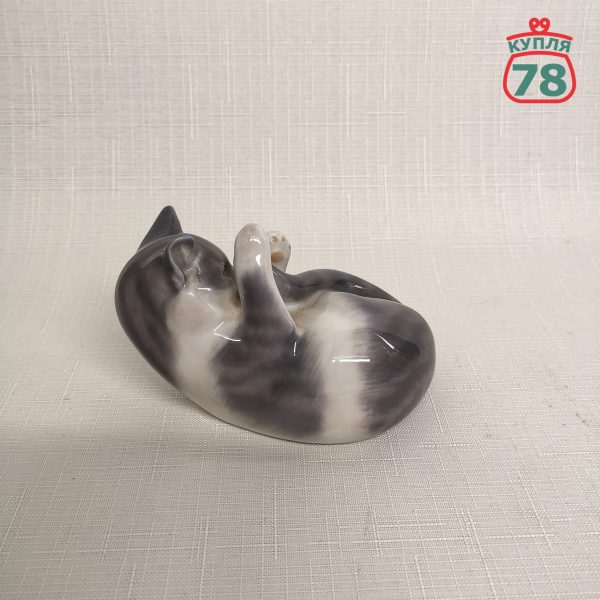 Статуэтка Royal Copenhagen кот / 2625 — изображение 3