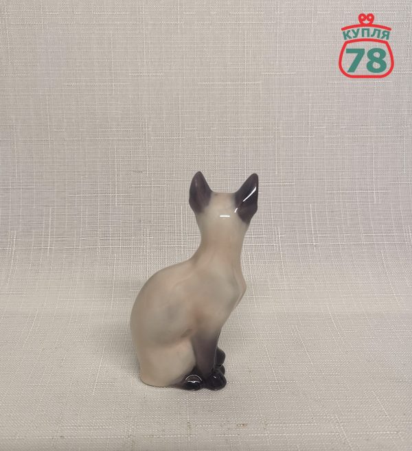 Статуэтка Royal Copenhagen сиамский кот / 2626 — изображение 2
