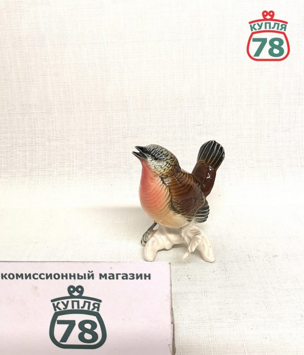 Статуэтка Karl Ens птица крапивник  / 2628