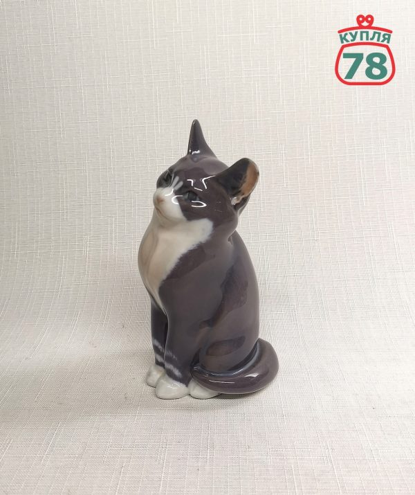 Статуэтка ROYAL COPENHAGEN Кот / 2655 — изображение 2