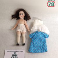 Кукла антикварная фарфор Германия 18 см / 2708