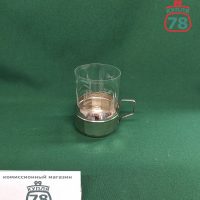 Стакан с подстаканником / 2724