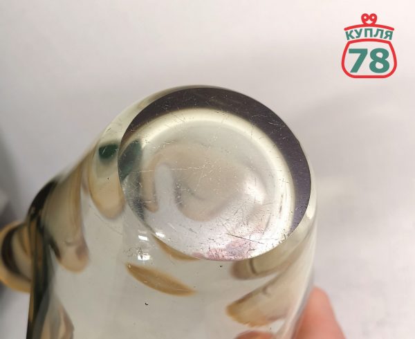 Ваза для цветов Мгновение карамель винтаж СССР / 2758 — изображение 4