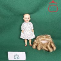 Кукла антикварная фарфор Европа 20 см / 2778